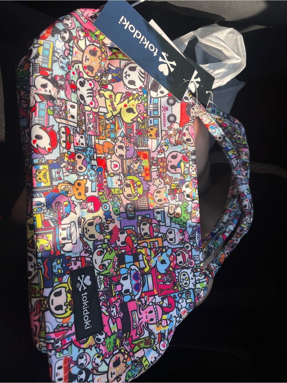 Tokodoki Multicolor Kawaii Character Print Lunch Tote Bag - Picture 2 of 6